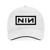 Летний Модный Козырек Для Мужчин Женщин Бейсболки Принт Nine Inch Nails Рок-группа Шляпа Унисекс Кость Регулируемая Snapback Кепки Gorras