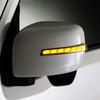 Flowing Sequential Door Mirror Turn Signals for Toyota and Inner Bronze Gold Optional LED Lamps In White and VeritcalArrow Every, Solio, XBEE. Finish.
