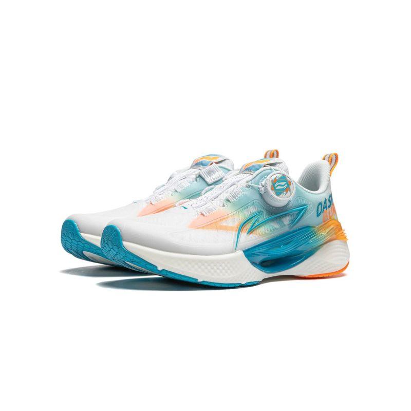 Кроссовки для бега Li Ning Kids Cloud Light Foam из синтетической кожи с амортизацией, дышащие, с поддержкой, с низким верхом, детские кроссовки для бега YKFU020-9