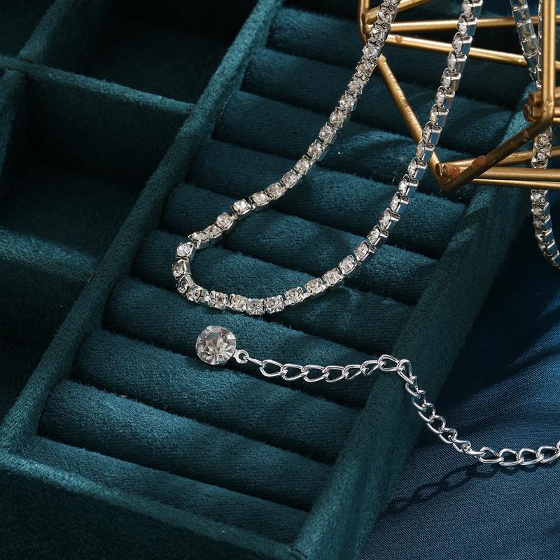 Sexy Beach Nightclub Rhinestone Waist Chain Street Single Layer Waist Chain Body Chain