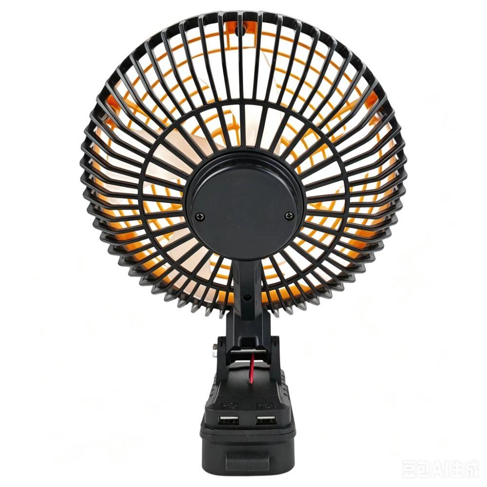 8 Inch Cordless Fan Foldable Jobsite Fan for Makita/Dewalt/Milwaukee Fishing Activity