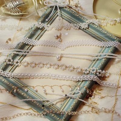 Ожерелье с искусственным жемчугом