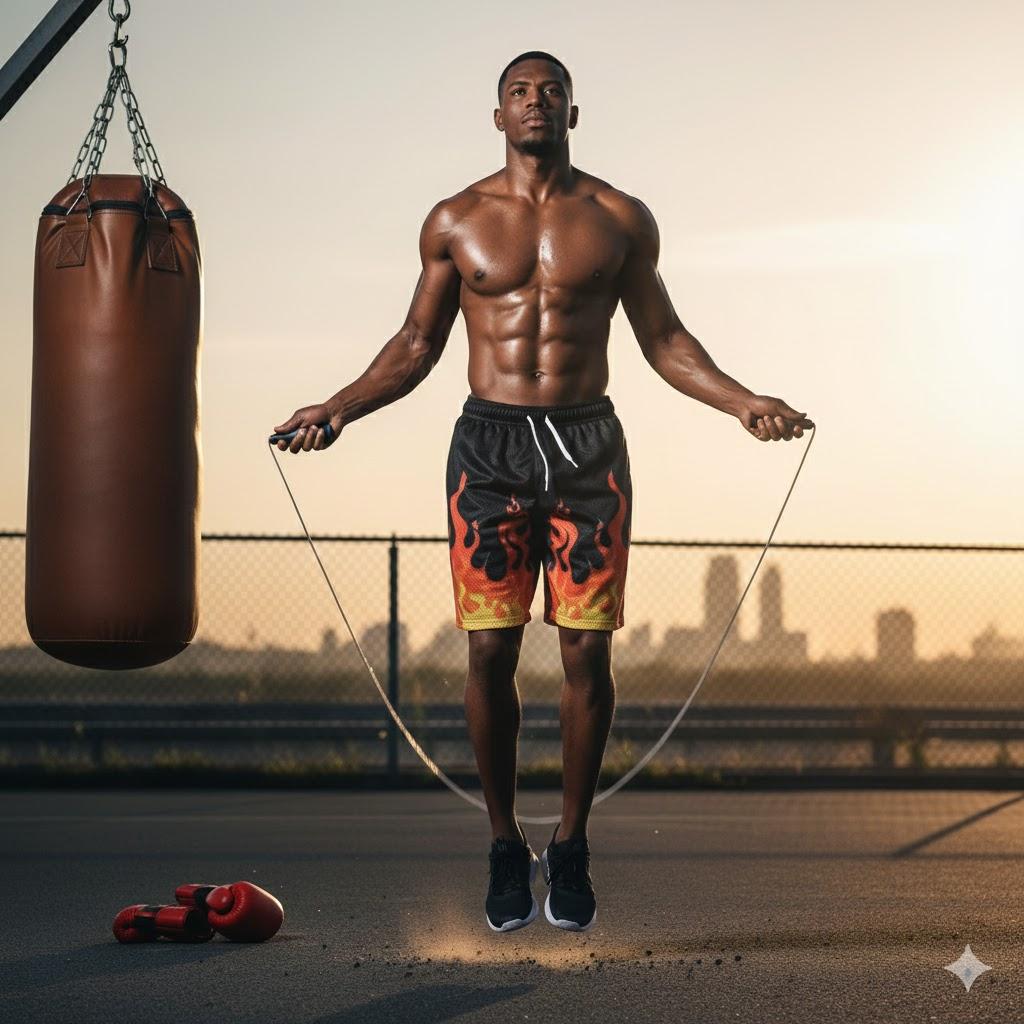 Fire Flame Training Muay Thai Boxing Shorts Kickboxing Print Quick Dry Martial Art Boxer Men Women Kid Pants Fitness Gym Sport Workout Streetwear
