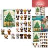 Dog Enthusiast Christmas Advent Calendar With Acrylic Decorations For Festive Celebrations