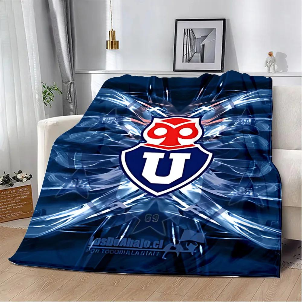 Chile Football University Printed Throw Blanket Soft Warm Perfect for Home Travel Picnic Gifts