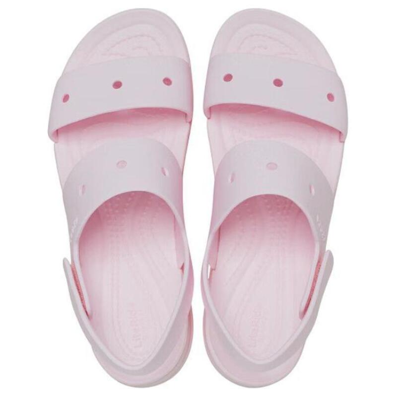 Crocs Бруклин EVA Легкие пляжные сандалии с открытым носком Женские Розовые
