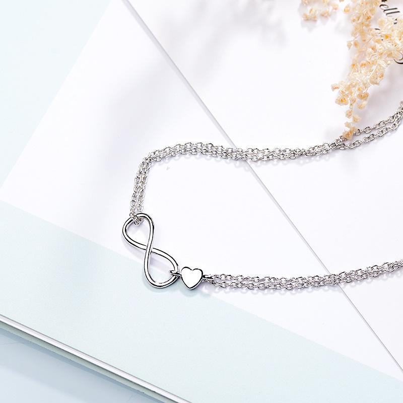 Модные серебряные браслеты в форме сердца с крестом для женщин, элегантные браслеты и украшения для вечеринок Sl219