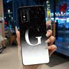 Anti-scratch Case For ZTE Blade L9 Silicone Black Soft Initial Letter With Flower Shiny Starry Sky Pattern Protective Back Case
