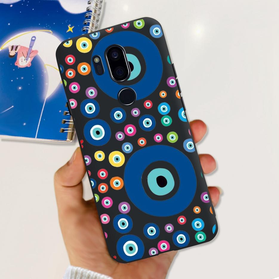 For LG G7 thinQ Case G710EM LM-G710 G710 Luxury Painted Cover Soft Silicone Phone Cases For LG G7 ThinQ Back Covers 6.1'' Bumper