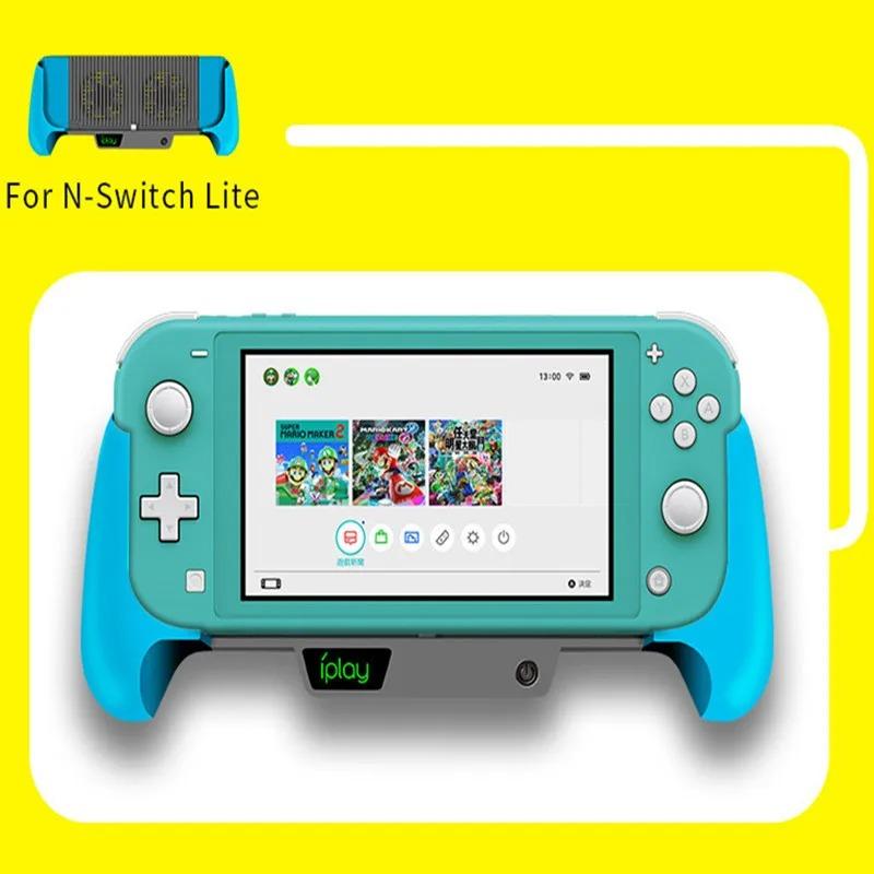 Cooling Charging Grip for Nintendo Switch & Switch Lite, 6000mAh Fan, Charger, Grip and Foldable Stand for Nintendo Switch NS Lite