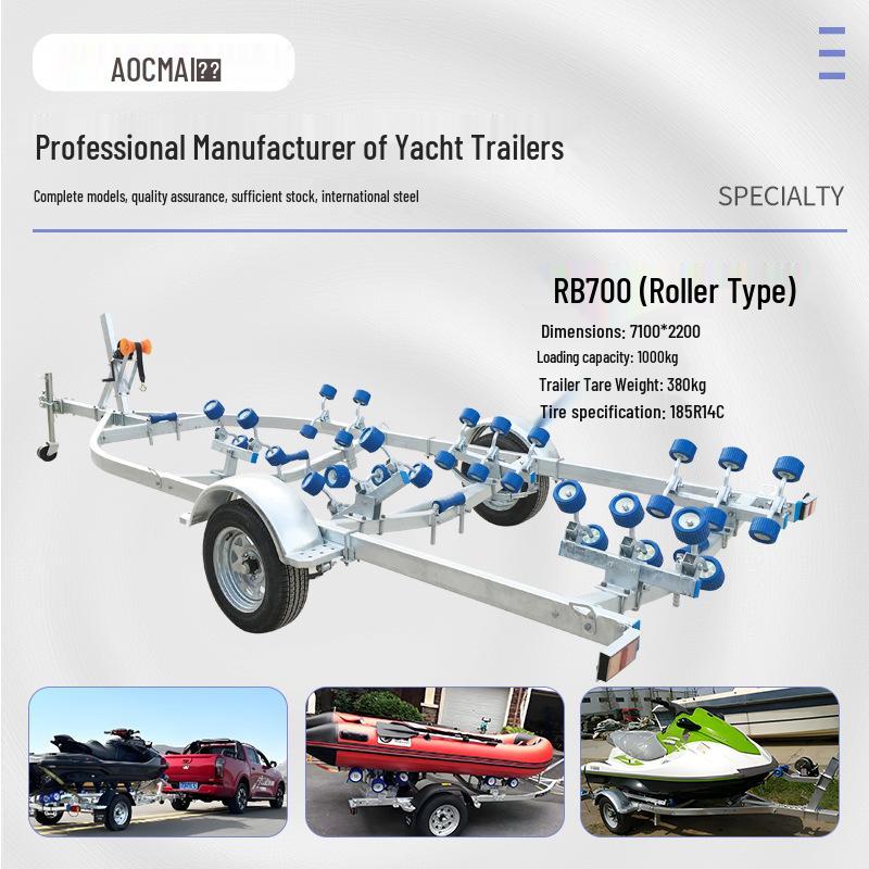 1 Ton Dinghy, Motorcycle, Inflatable Boat, Speedboat Trailer Manufacturer