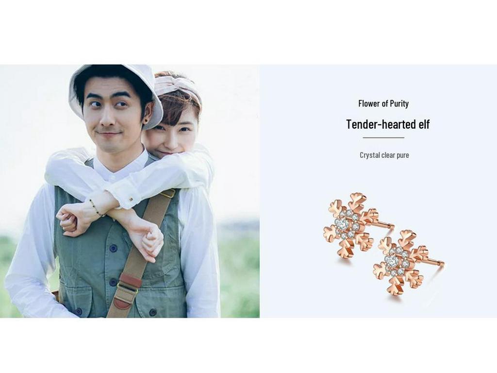 Серьги S925 серебро корейский тренд рождественские для женщин - элегантный дизайн высокого класса