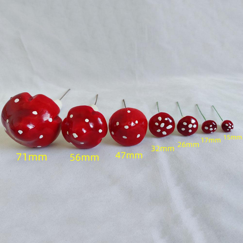 Enchanting Foam Toadstool Mushrooms Fairy Garden Decorations Set of 33