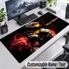 DOOM Slayer Personalized Large Mouse Pad Custom Name Text Extended Desk Mat Gaming Mousepad