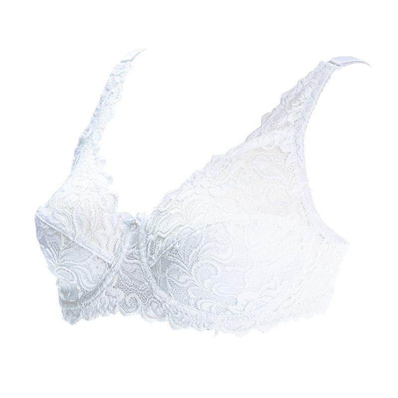 Elegant And Sexy Lace Women Bra Plus Size 75-100 D E Ultrathin Brassiere 95e 100e Underwear