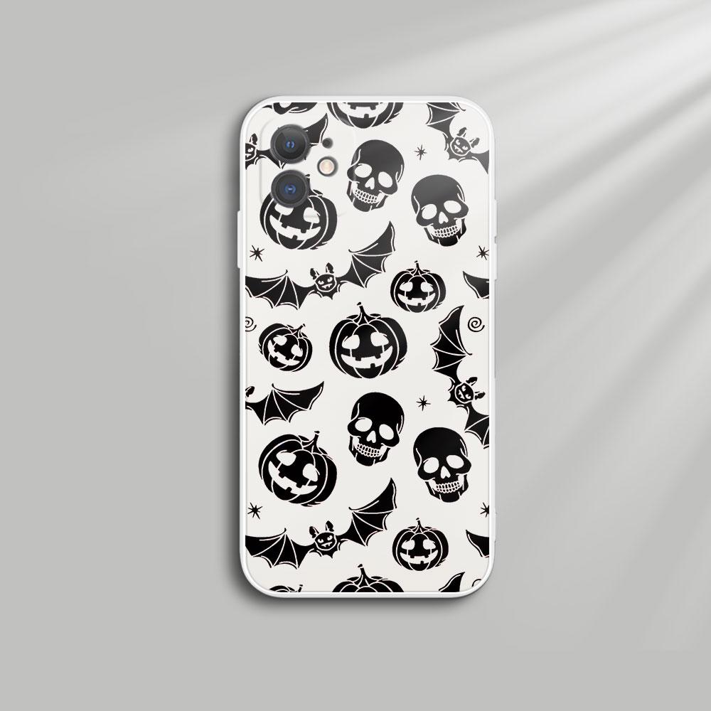 Halloween Jack-o-lantern Phone Case For Xiaomi  Redmi Note 8 9 10 11 12 13 Pro Plus Redmi 10 12 13C 5G Lens Protection Soft Case