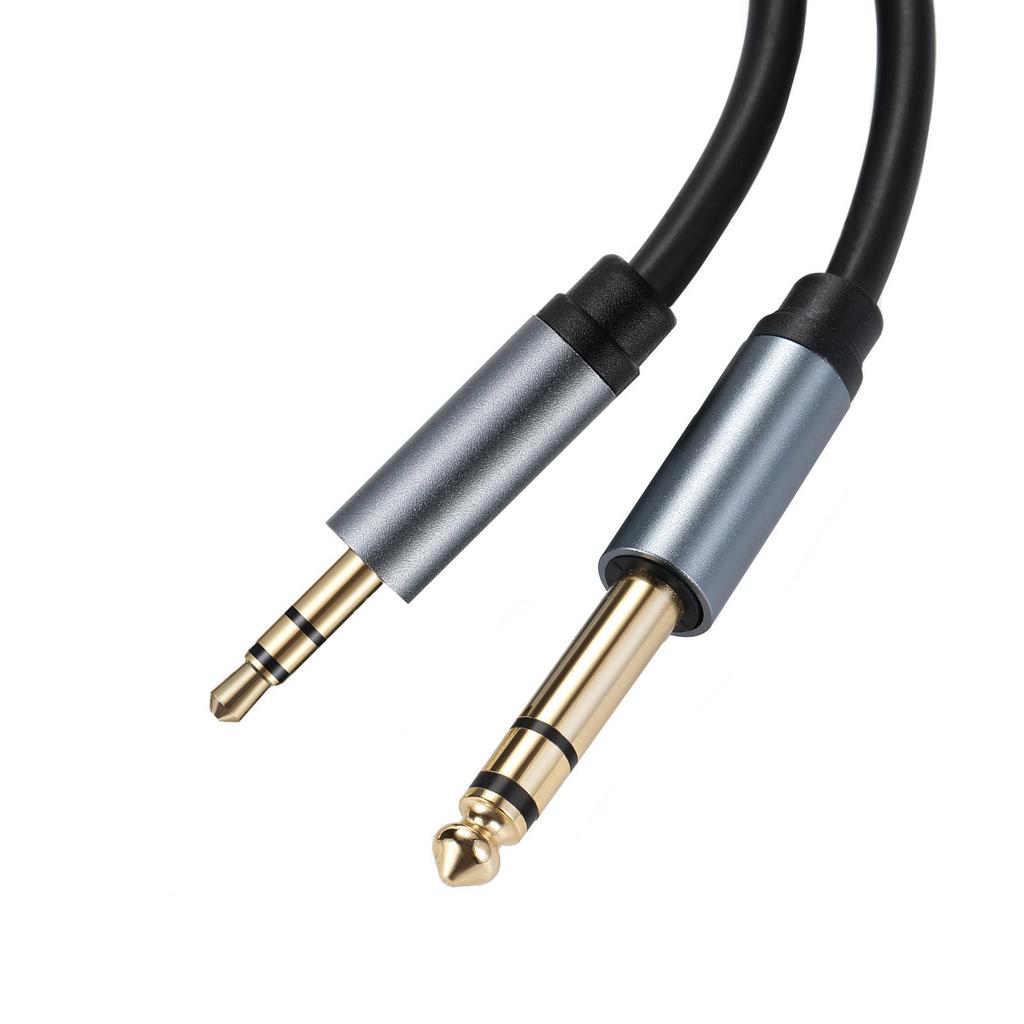 3,5 мм - 6,35 мм стерео Aux кабель 6,35 мм 1/4" Male - 0,5 мм 1/8" Male TRS двунаправленный стерео Aux кабель для гитары
