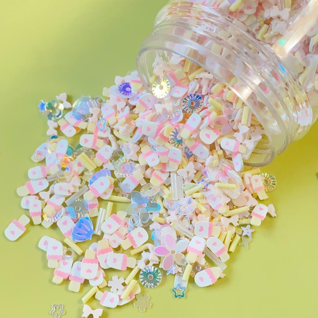 1kg Customizable Halloween Theme Soft Clay Cutouts Slime Fillers Scrapbooking DIY Projects Phone Case Embellishments