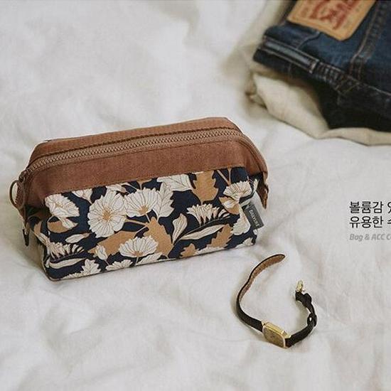 Косметичка и сумка для макияжа в корейском стиле с фламинго - Большая, многофункциональный дорожный органайзер для женщин