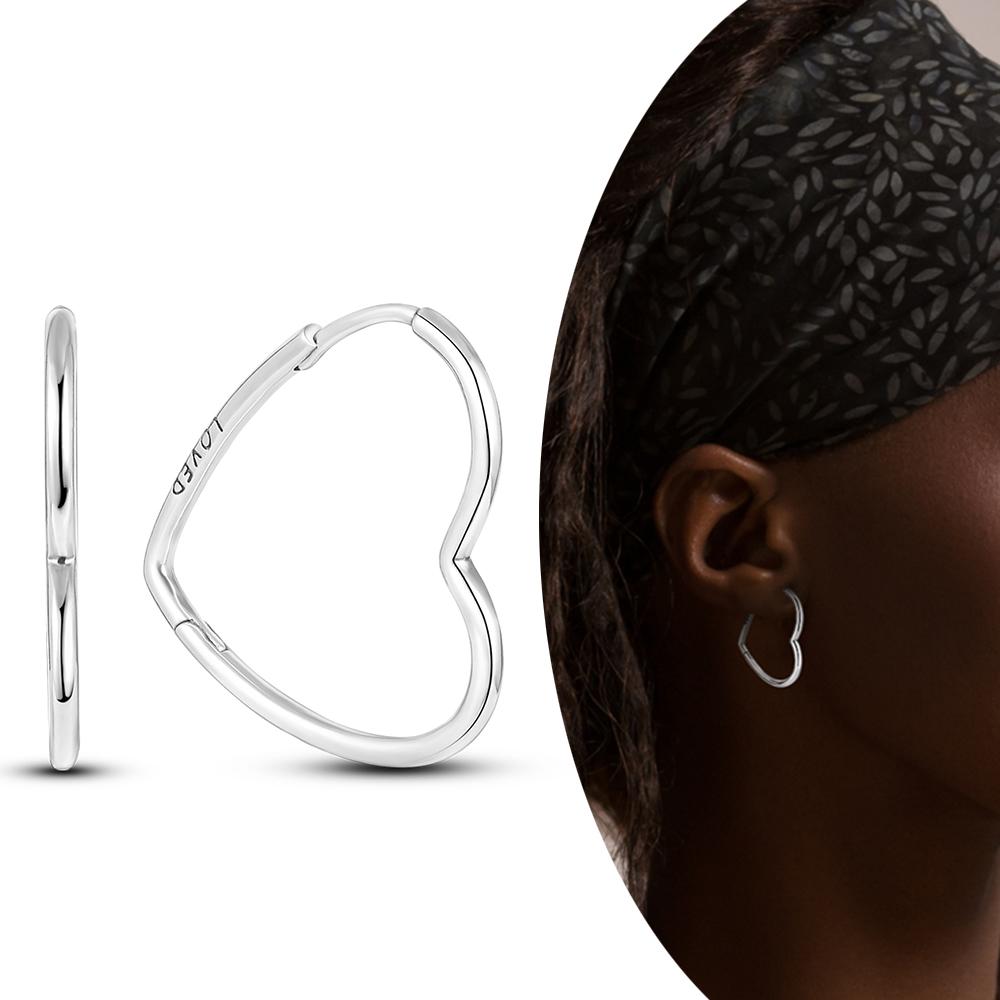 MULA Двойные серьги-кольца из стерлингового серебра 925 пробы с цирконием, цветком, звездой, U-образной формой, квадратным сердцем, паве, серьги-гвоздики в подарок для женщин, ювелирные изделия