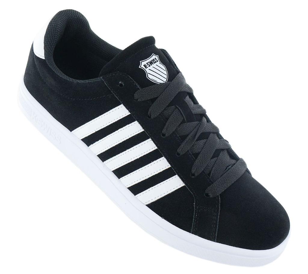 K-SWISS Court Tiebreak SDE - Мужские кроссовки из кожи черного цвета 07012-002-M ОРИГИНАЛ