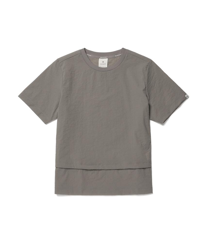 SNOWPEAK APPAREL Женская футболка с коротким рукавом Minute (S26Mwfts73) Винтажный Серый
