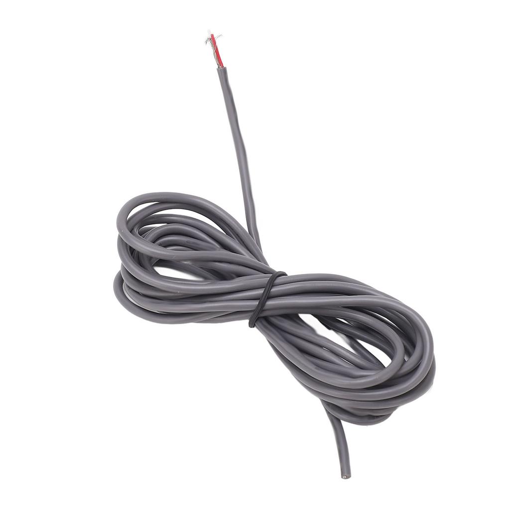 Провод для гитарной схемы серого цвета, 2 проводника, диаметр 3,2 мм, 3 м, соединительный провод для гитары