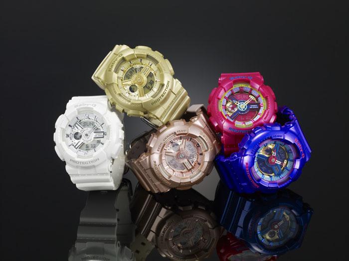 Casio Men's Resin 100M Water Resistant Analog Shock Resistant Quartz Watch BA-110-7A3