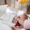 Утолщенная прямоугольная коробка для торта из ПЭТ, прозрачный кейс для упаковки десертов, ручные коробки для печенья и десертов, 10 шт., пустая коробка без еды, портативная