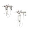 Harajuku Sparkling Punk Hair Clip Crystal Star Fairy Hair Accessories Y2K Headwear Tassel Hairpins for Women Girl