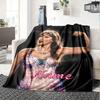 Taylor Swift Concert Performance Flannel Blanket Soft And Cozy Customizable Name Perfect For All Seasons Sofa Bed Or Outdoors Personalized Gift