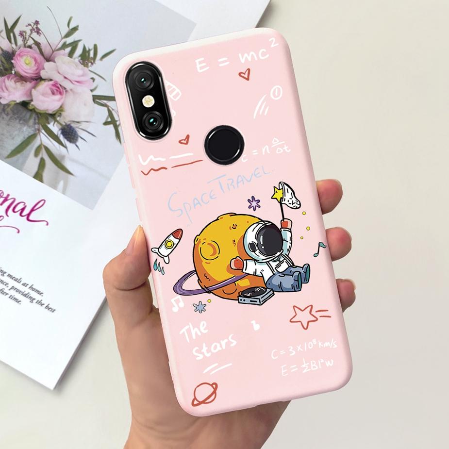 For Xiaomi Redmi 6 Pro Case Cute Dinosaur Cartoon Cover Soft Silicone Phone Case For Xiaomi Redmi Note 6 Pro Note6 Fundas Bumper