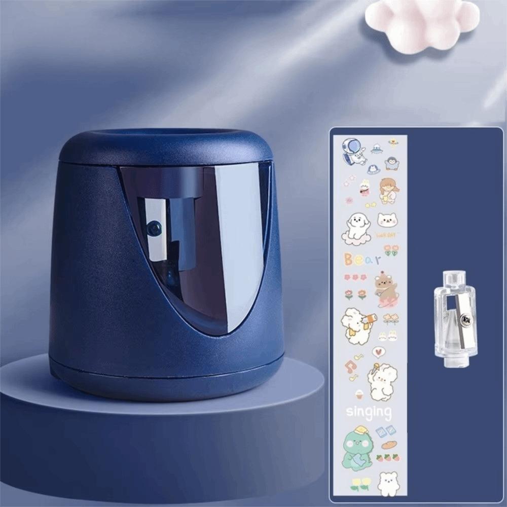 Decorative Sticker Automatic Pencil Sharpener Automatic Switch Pencil Sharpener School Supplies