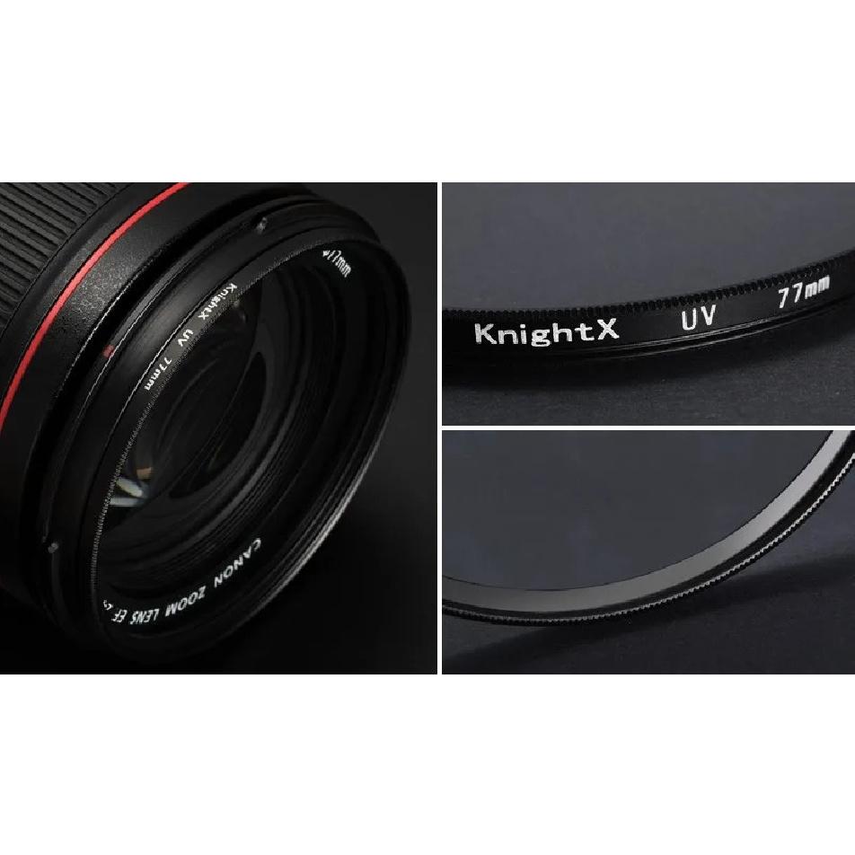 KnightX УФ Фильтр HD MC Фильтр для объектива камеры Для canon sony nikon dslr 200d light d70 18-135 аксессуары фото 50d 52мм 58мм 67мм