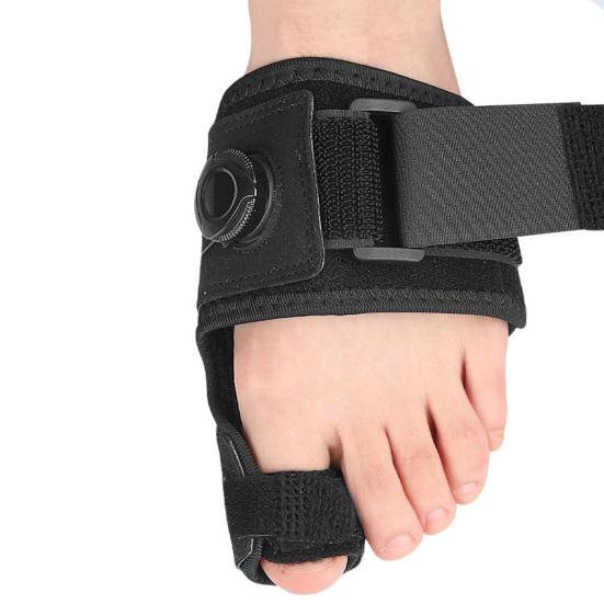 1 шт. Разделитель пальцев ног Корректор косточки большого пальца ноги Регулируемая застежка-липучка Гибкий Не вызывающий раздражения Облегчение боли Послеоперационная шина для косточки большого пальца ноги Большой палец ноги