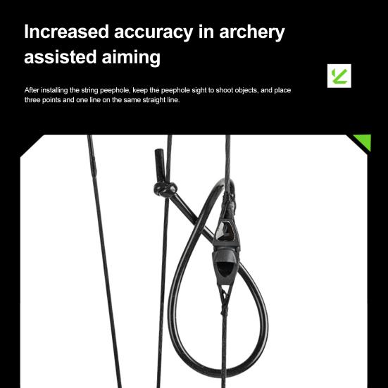 Прицелы для стрельбы из лука с резиновой трубкой Прицелы для лука Тетива