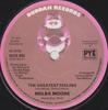 7-дюймовая пластинка MELBA MOORE - The Greatest Feeling BDS453 Buddah Records 1977 UK Соул/Фанк Б/У