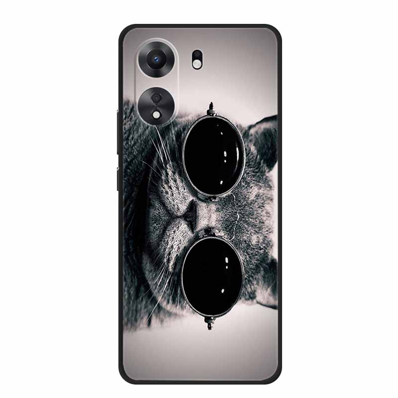 Для Xiaomi Poco C65 Чехол Животные Мягкий Силикон ТПУ Чехлы для Телефона Задняя Крышка Для Xiaomi PocoC65 6.74" Защита Волк Милая Девочка Пара