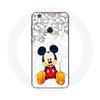 Coque pour Huawei P8 Lite 2017 Mickey Mouse Fleurs Cœurs