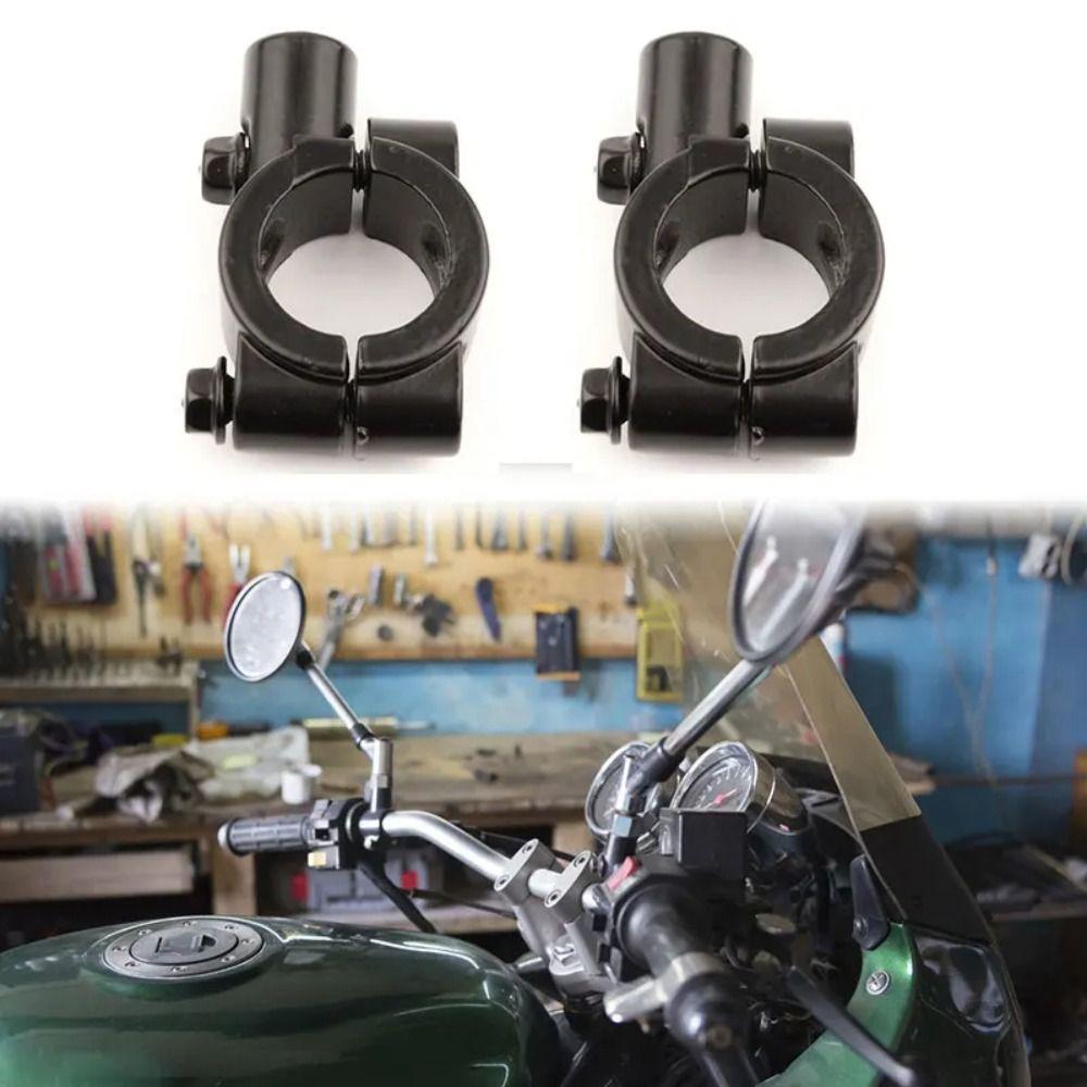 Зажимы для крепления зеркала из алюминиевого сплава, руль 20-22 мм, прочный универсальный мотоцикл