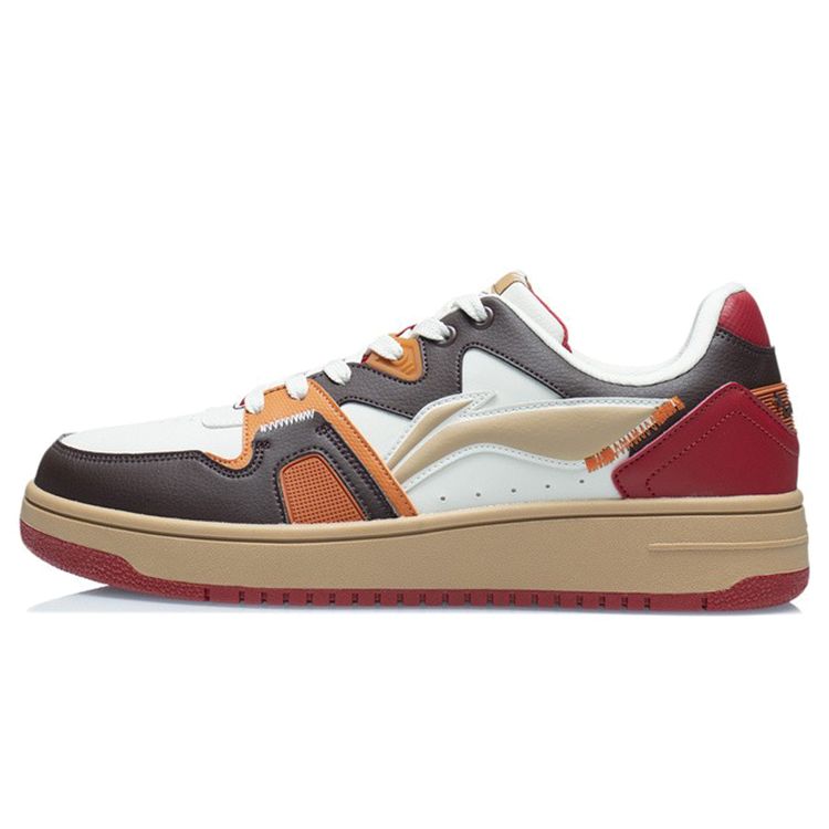 Li Ning нескользящие износостойкие низкие кроссовки для скейтбординга мужские кроссовки для скейтбординга Bull-Red AGCR317-5