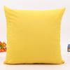 Home Room Sofa Bed Decor Solid Color Throw Pillow Case Square Cushion Cover