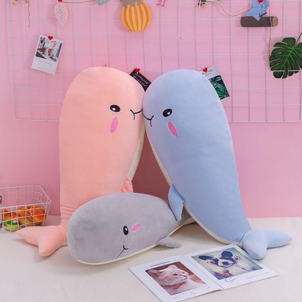 Sea Animals Underwater Whale Pillow Cushion Whale Plush Toy Whale Stuffed Toys Stuffed Animal Doll