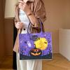 Fabric Trick or Treat Bag Candy Bag Pumpkin Storage Bag Foldable Halloween Felt Handbag  Female