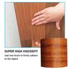 4.5M Realistic Wood Grain Repair Duct Tape Furniture Renovation Adhesive Skirting Waist Line Floor Stickers Home Decor