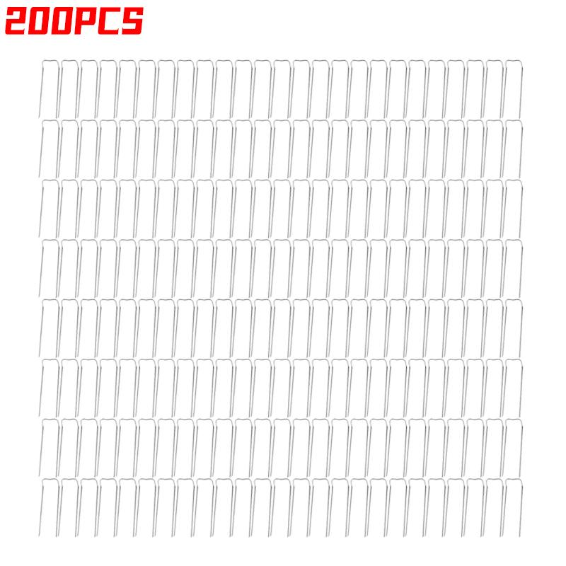 20/200 шт. Металлический садовый колышек в форме буквы M для поделок DIY, изготовления венков, букетов, шпилька для грунта, ландшафтные колышки для цветочных композиций