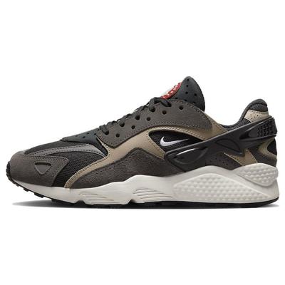Кроссовки унисекс Air Huarache Runner Black Medium Ash, белые, хаки DZ3306-003