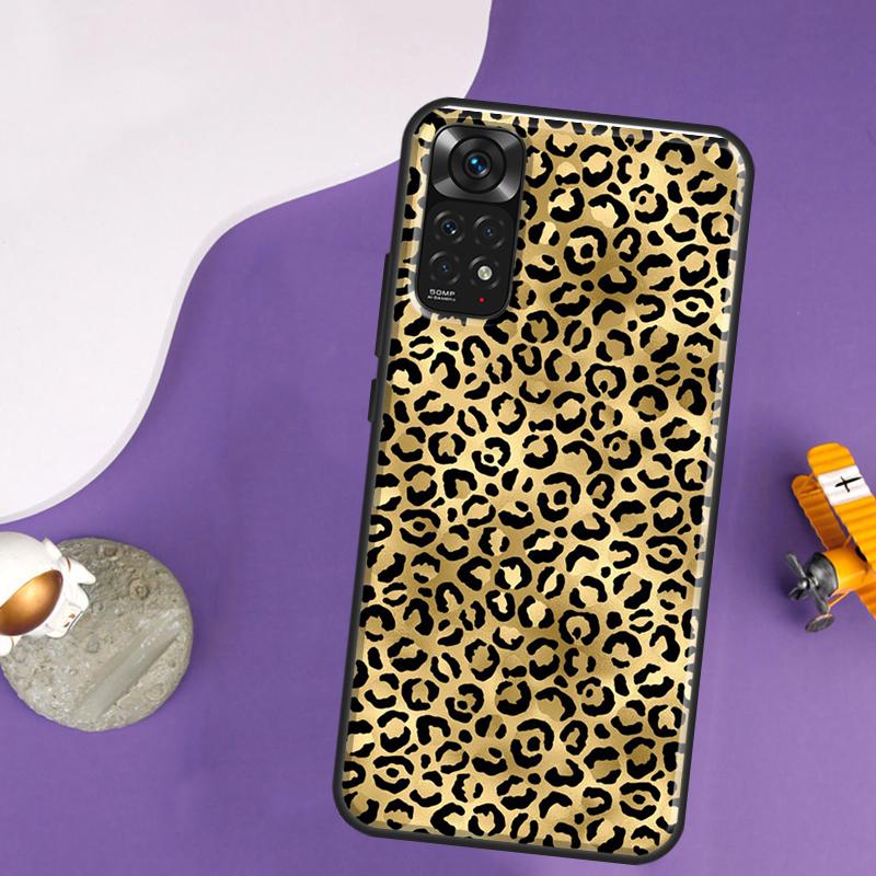 Чехол с принтом тигра, леопарда, пантеры Для Xiaomi Redmi Note 12 11 10 8 9 Pro 9S 10S 11S 12S Redmi 12C 10C 9C 10A Задняя крышка