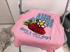 Strawberry Floral Wool Blend Sleeveless Knit Vest