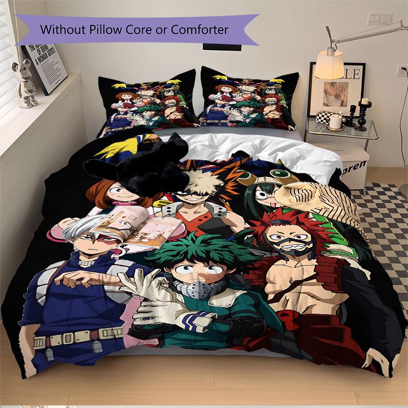 Heroes United Battle Ready Print 3Pcs Bedding Setduvet Cover With 2 Bedropillowcase Home Birthday Gift